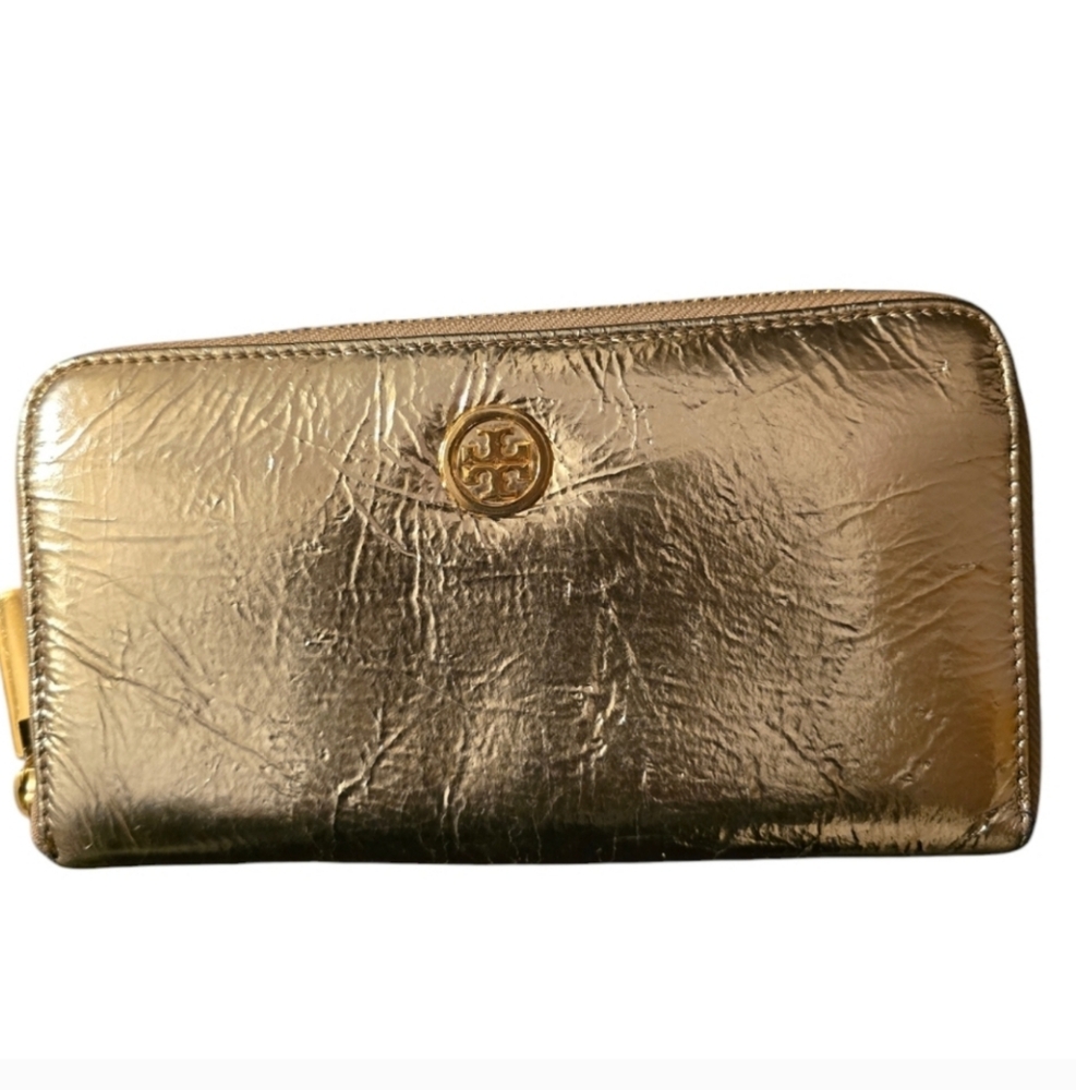 Gold Leather Wallet